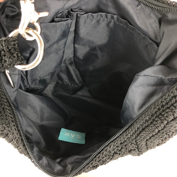 NEW THE SAK Crochet Shoulder Handbag Hobo Ryder - Picture 4 of 6